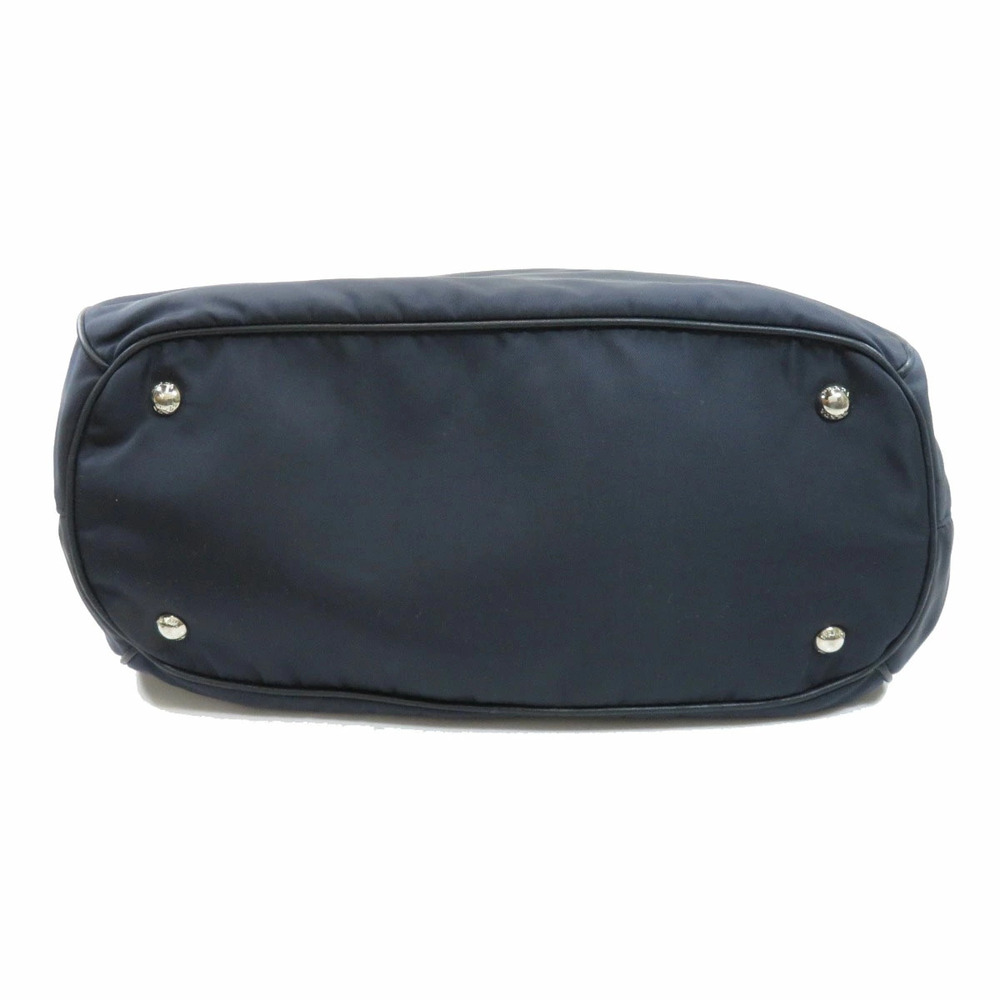 Prada Sacca Manici convertible tote bag navy Tessuto Saffiano leather Blue - Picture 4 of 11